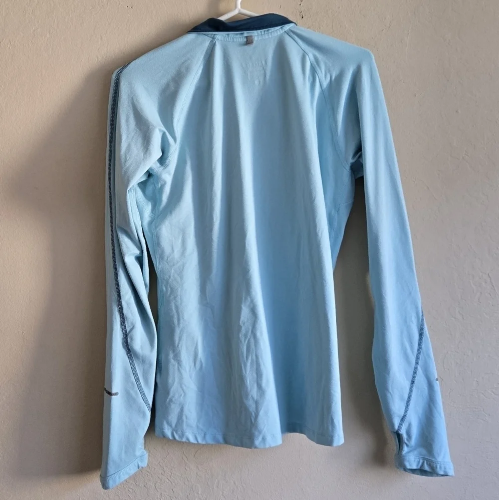 Nike Element 1/4 Zip Pullover Sweatshirt Running Dri-Fit Light Blue Size Medium
